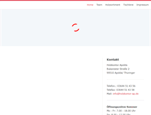Tablet Screenshot of holzkontor-ap.de